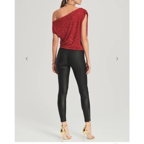 NWT RETROFÊTE MYLES SEQUIN TOP - Picture 4 of 4